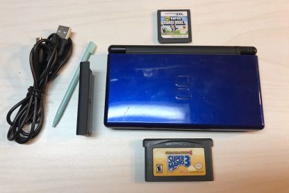 Nintendo DS Lite Blue with 2 Mario Games
