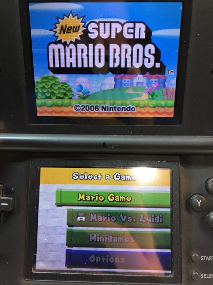 Nintendo DS Lite Blue with New Super Mario Bros. for Nintendo DS
