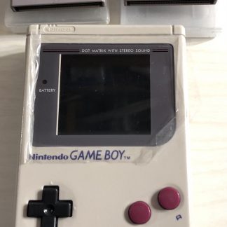 Game Boy - new LCD replacement includes original games Super Mario Land and Tetris