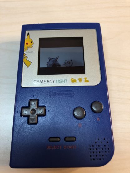 Blue Game Boy Light Pikachu Edition with Pokémon Blue