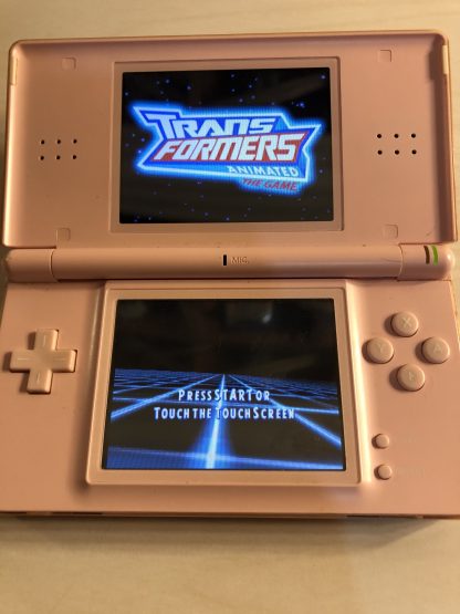 Nintendo DS Lite with Transformers Animated The Game